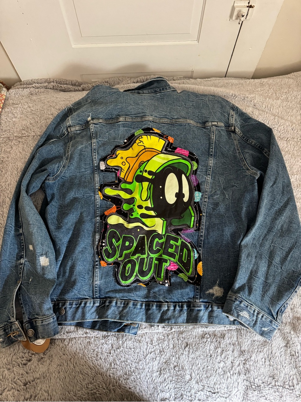 Custom Upcycled Jean Jacket